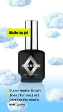 UPVOTED Soak Off Matt Top Gel